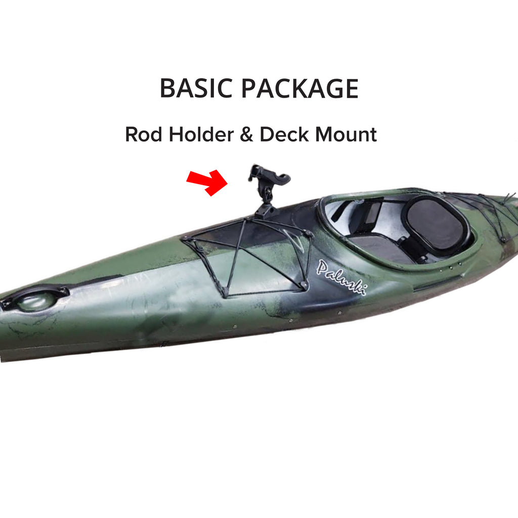 2Pcs/Pack ing Fishing Boat Rod Holder Bracket with Cap Cover Kayak