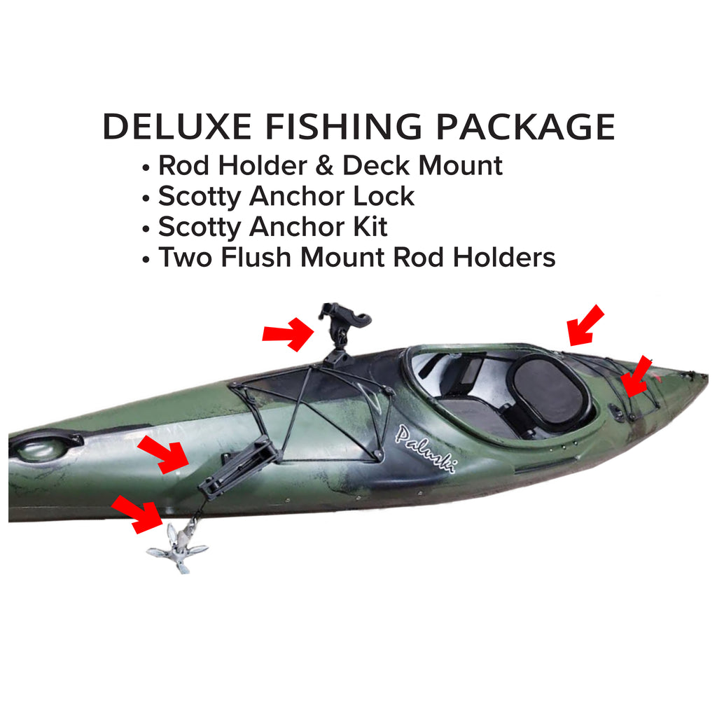 2x Flush Mount Fishing Boat Rod Holder Bracket with Cap Cover Set for Kayak  Pole 