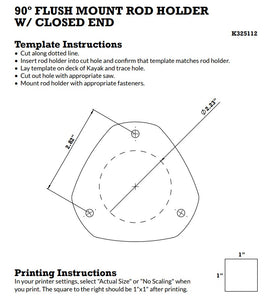 Kayak Flush Mound Rod Holder with Closed-End | Paluski Boats | Canada Paluski Boats Ltd. Kayak Flush Mound Rod Holder with Closed-End | Paluski Boats | Canada Paluski Boats Ltd.