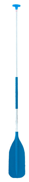 Blue blade and grip stand up paddle