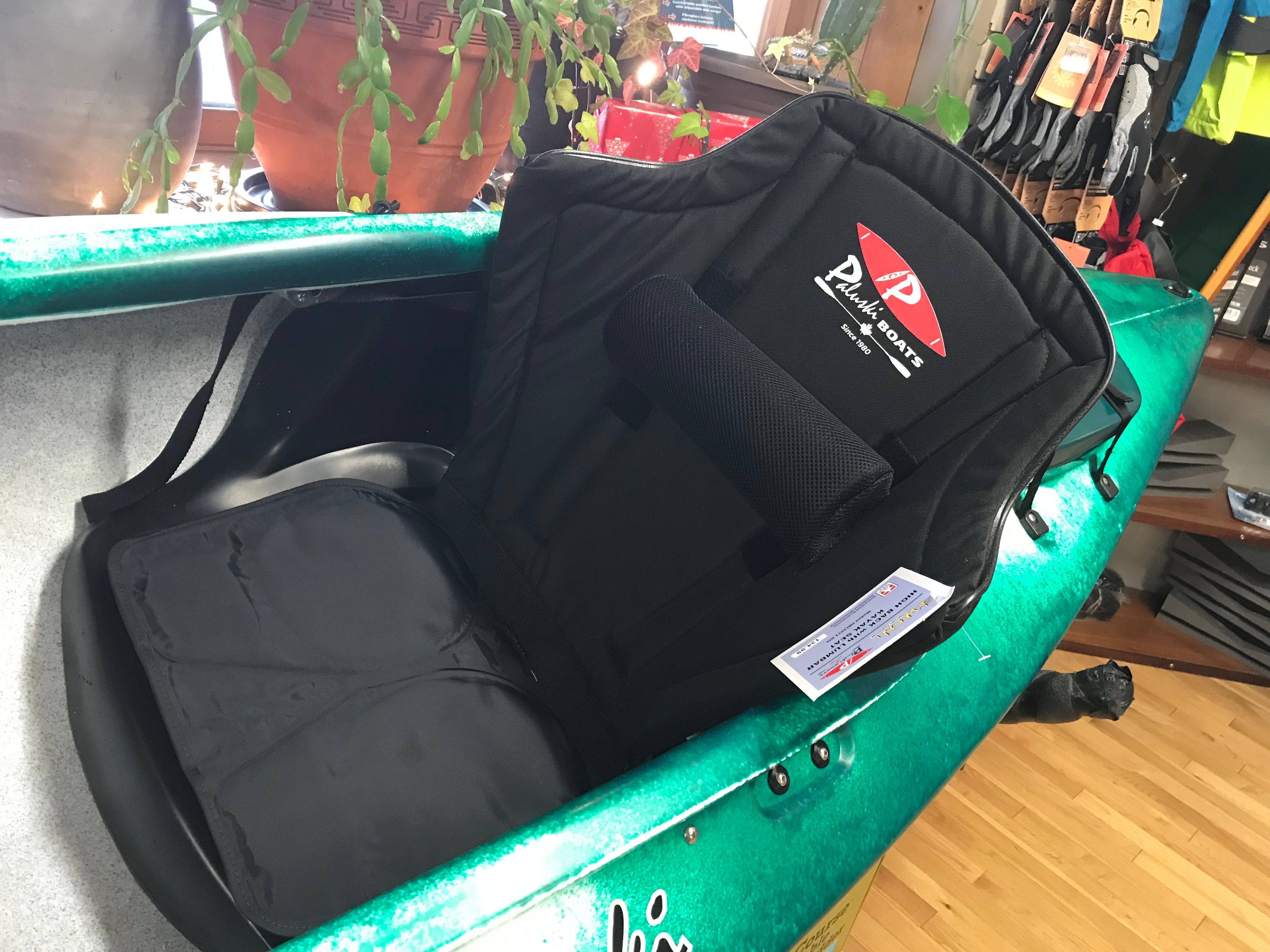 High-Back Kayak Seat Cushion with Lumbar Support – Paluski Boats Ltd.