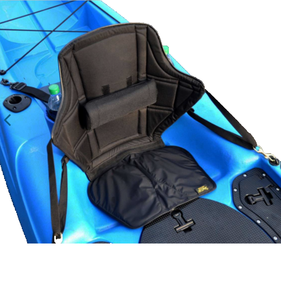 Skwoosh High Back Seat w/ Lumbar & Clips | fits Paluski Canoes & Sit-On-Top Kayaks