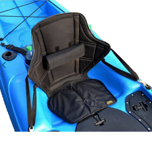 Skwoosh High Back Seat w/ Lumbar & Clips | fits Paluski Canoes & Sit-On-Top Kayaks